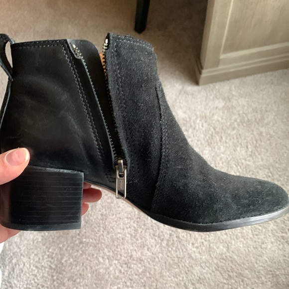 Madewell Darcy Boot block heel leather/suede - Picture 5 of 9